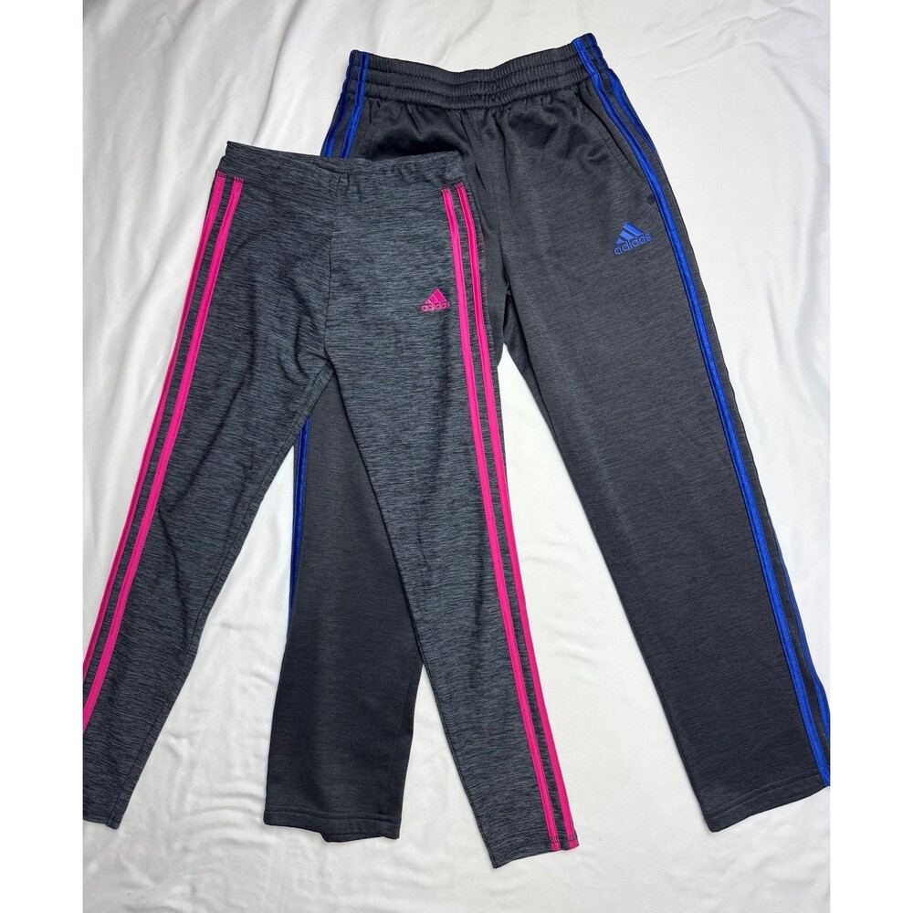 2 Pairs of Adidas KIDS Pants/Jogger/Tights - Kids Size M 10/12 (A145)